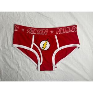 4-19 PINK HERO Men's Classic Bikini Brief The Flash Large